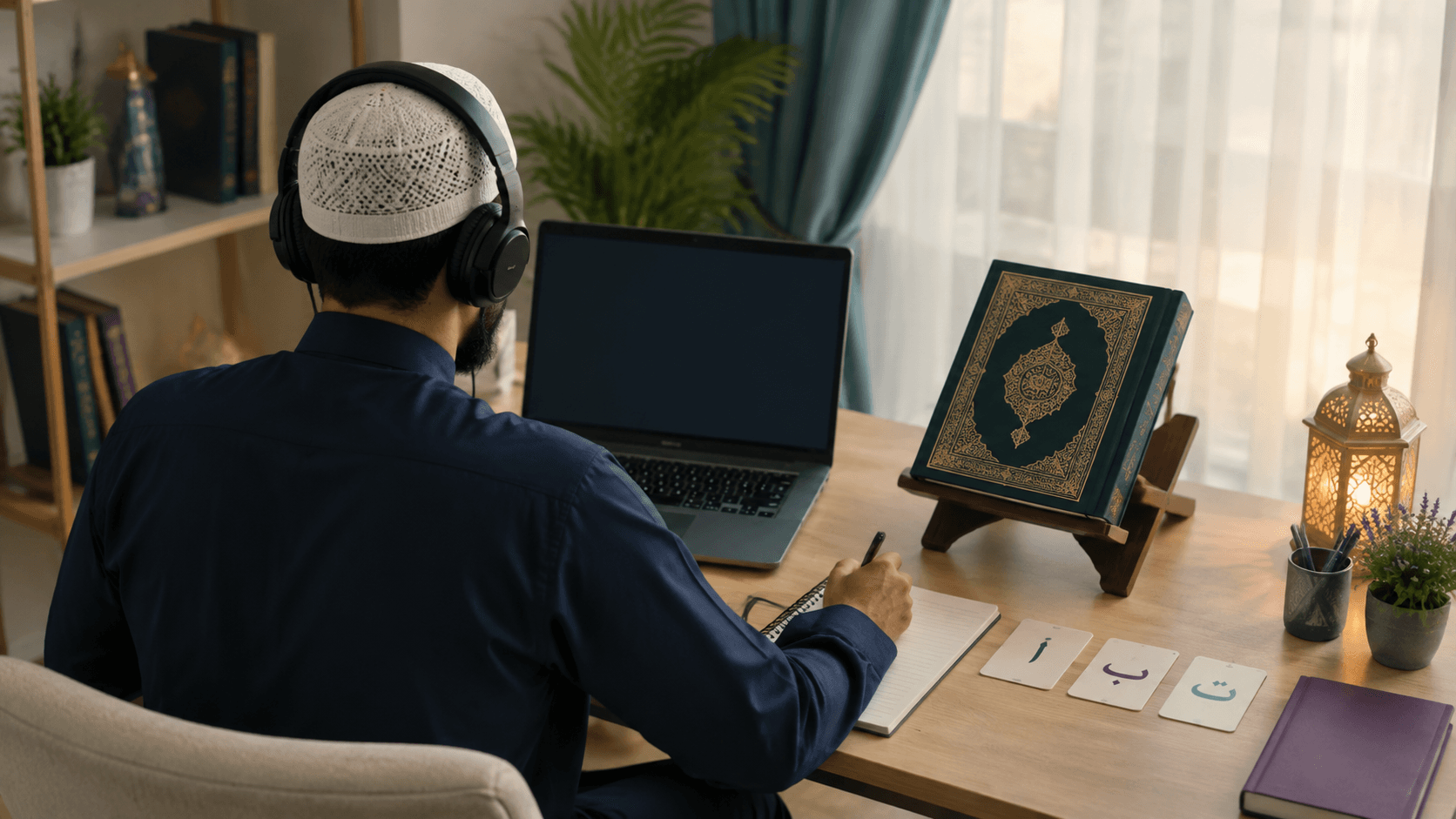 تعليم القرآن والعربية لغير الناطقين بها.