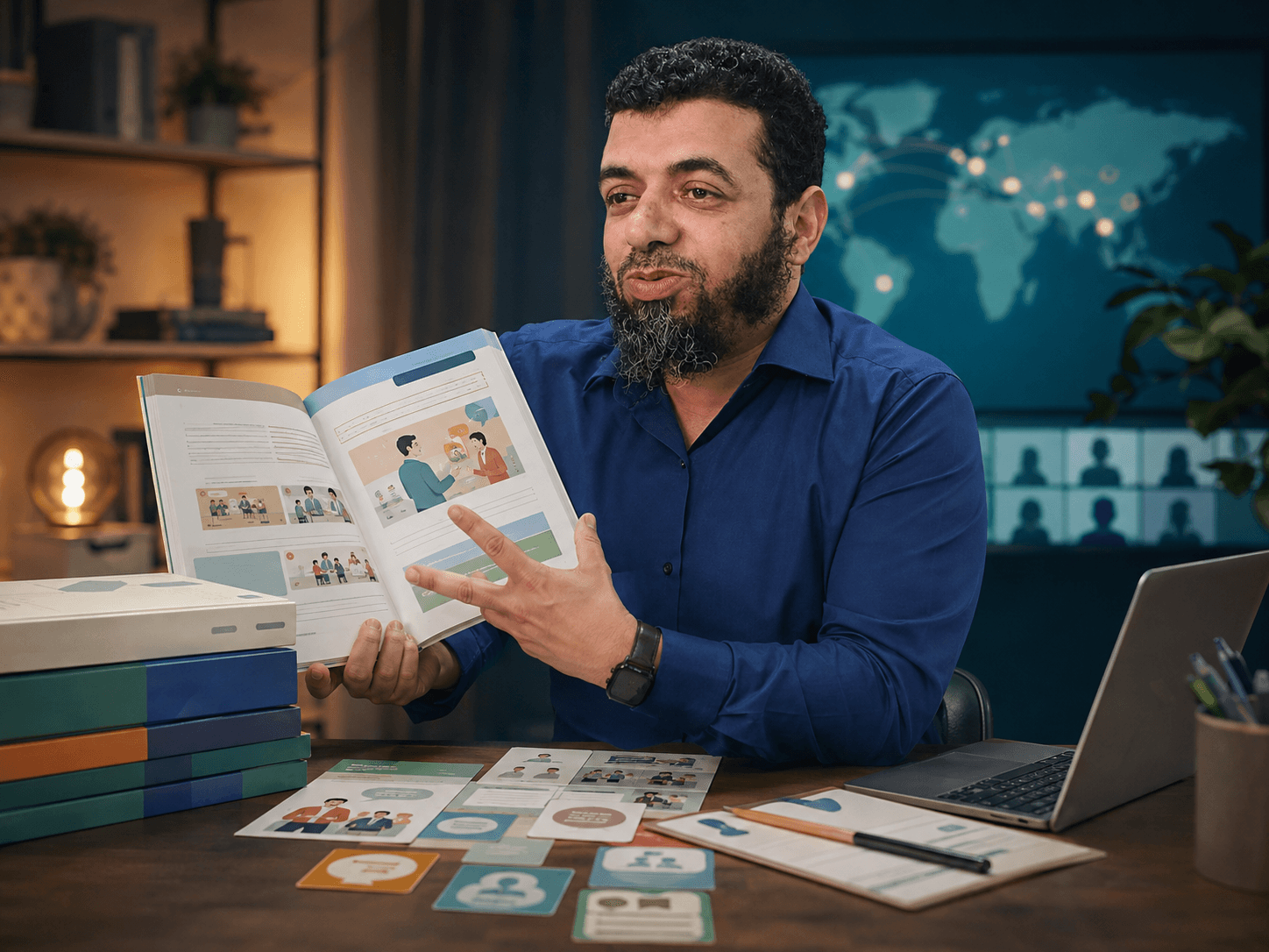 مهارات تدريس كتاب العربية بين يديك
